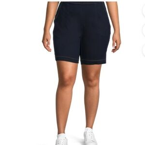 Just My Size Women’s Super Dark Plus Size Pocket Shorts 3X NEW